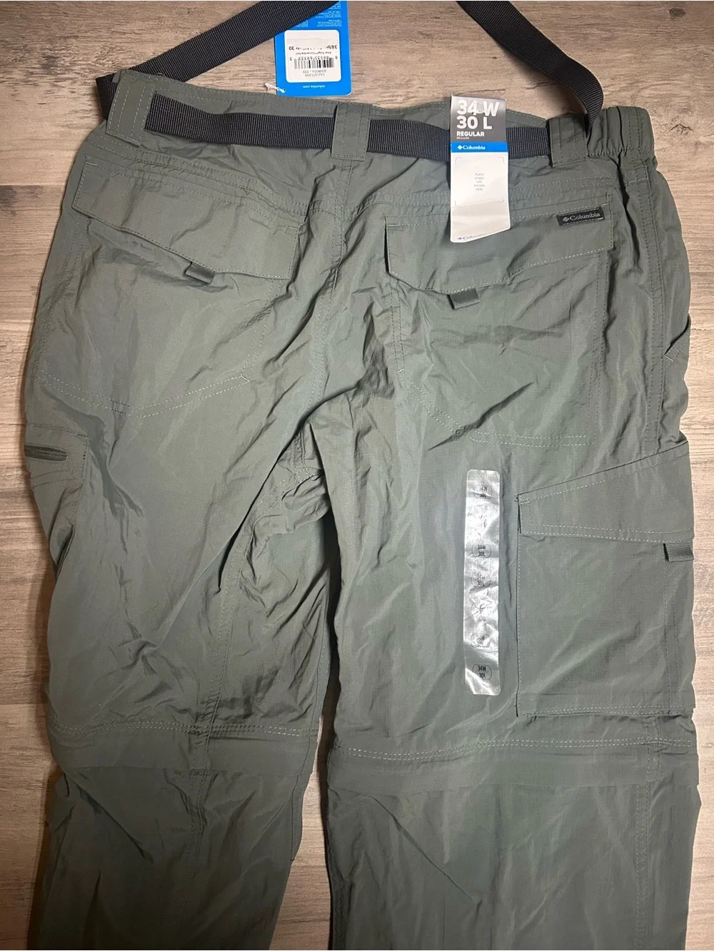 Columbia Men's Olive Cargo Outdoor Pants